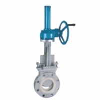 伞齿轮圆形刀闸阀